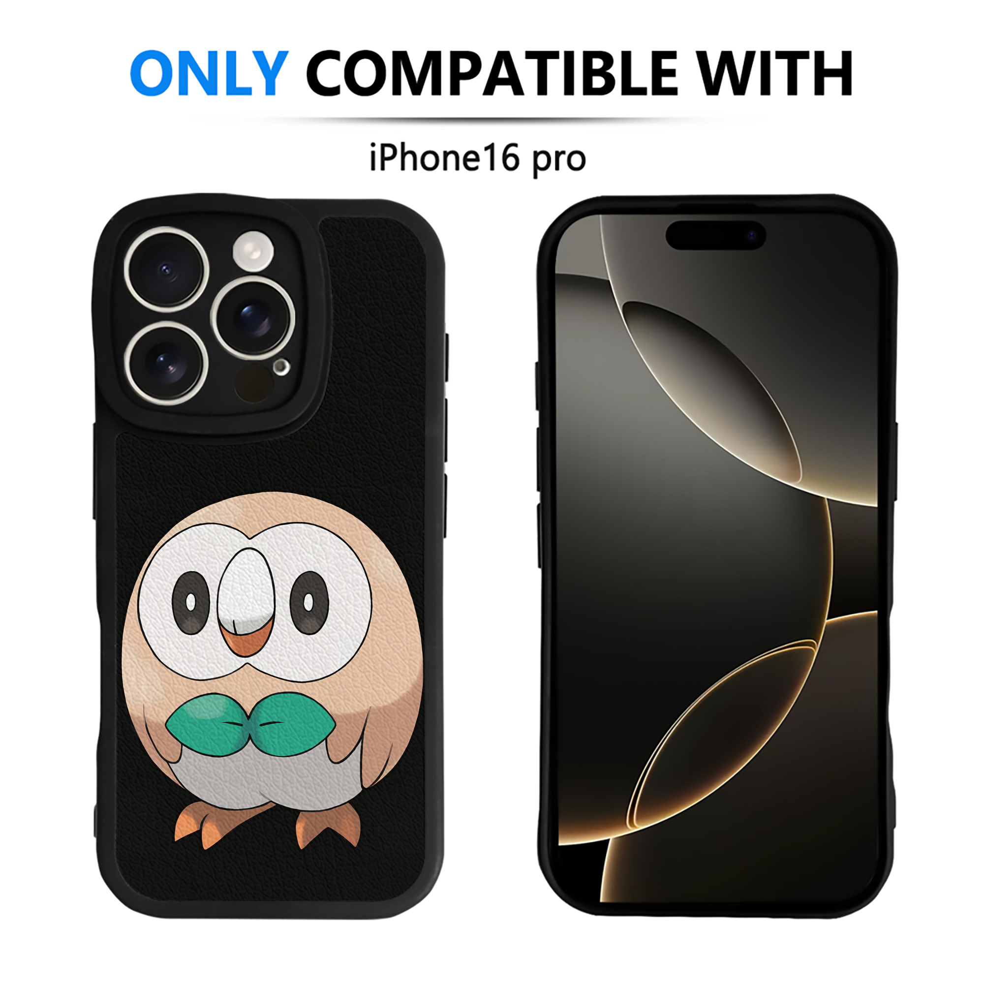 （画像用） ポケットモンスター Pokémon 【iPhone 16シリーズ対応】シリコンスマホケース（レザー調） 材質：シリコン
